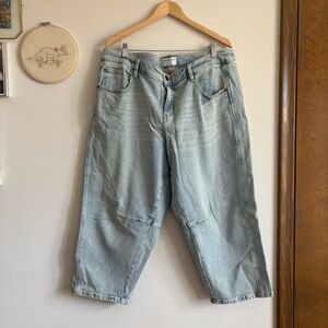 Lane Bryant Light Blue Washed Denim Jeans